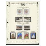 United Nations New York Stamps 1984