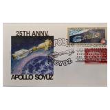 25th Anniversary Apollo Soyuz First Day Cover