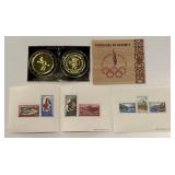 7 Postage Stamps 1968 Mexico Olympic Games