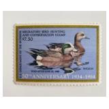 Migratory Bird Hunting 50th Anniversary stamp