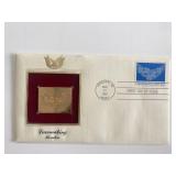 Lacemaking Honiton Gold Stamp Replica First Day...