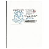 U.S.S. Connecticut SSN-22 - First Day Cover -...