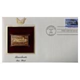 Riverboats Far West Gold Stamp Replica First...