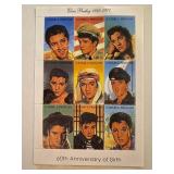 1995 Elvis Presley souvenir stamp sheet