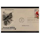American Wildlife First Day Cover