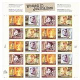 Women in Journalism USA Stamp Sheet