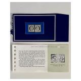 Franklin Mint Sterling Silver 1853 France Stamp...