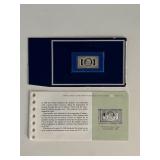 Franklin Mint Sterling Silver 1869 France Stamp...