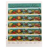Aquarium Fish Collectible Sheet of 20 33 Cent...
