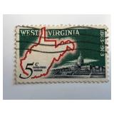 1963 5c West Virginia Statehood Stamp