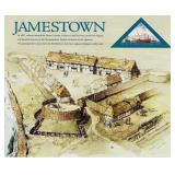 The Settlement of Jamestown Stamps (side 1)