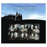 Civil Right's Pioneers collector's stamp sheet