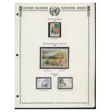 United Nations New York Stamps 1986