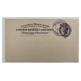 China Military postmark on U.S. postcard