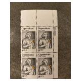 1973 block of four 8-cent Nicolaus Copernicus...