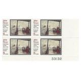 John Sloan Plate Block