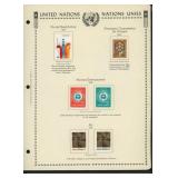 United Nations New York Stamps 1972