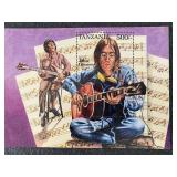 1995 John Lennon commemorative souvenir stamp...