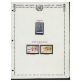 United Nations New York Stamps 1987