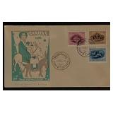 1955 Luxembourg Stamped Envelope