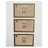 1988 United Nations set of 3 stamps
