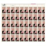 Carter G. Woodson Black Heritage USA stamp sheet