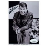 Wally Schirra NASA Astronaut Signed 4x6 Glossy...