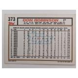 Don Robinson Signed Baseball Trading Card -...