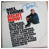 Mel Torme Right Now signed album