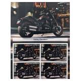 Harley Davidson Stamp Set