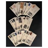 Lot of 20 USA commemorative FDC's