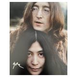 Yoko Ono signed photo