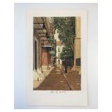 Paul De La Fille hand signed and numbered print