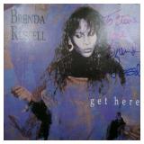 Brenda Russell Get Here signed 45 record sleeve