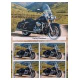 Harley Davidson  Stamp Set