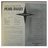 Pearl Bailey Around the World with Me signed album