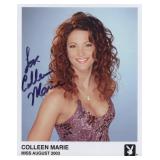 Playboy Playmate Colleen Marie Signed Photo