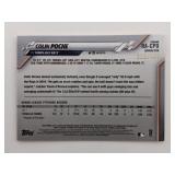Colin Poche Signed Baseball Trading Card -...