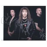Anvil band signed photo