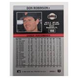 Don Robinson Signed Baseball Trading Card -...