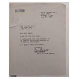 Dean Murphy Signed Photo and Letter