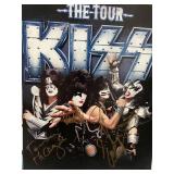 KISS band signed VIP photo
