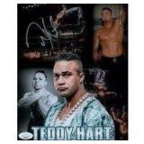 WWE ROH MLW Wrestler Teddy Hart Signed Photo