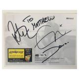 Lasgo signed promo card
