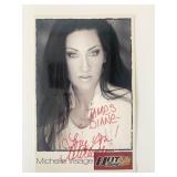 Hot 92 Jams DJ Michelle Visage signed promo card