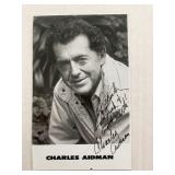 Barnaby Jones Charles Aidman signed photo