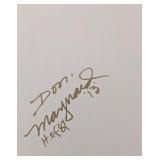 NFL Hall Of Famer Don Maynard Autograph