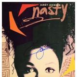 Janet Jackson signed 'Nasty' 12 inch single album