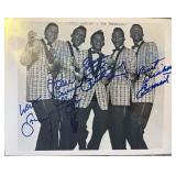 Little Anthony and the Imperials band signed photo