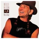 Willie Nelson signed Me & Paul album
